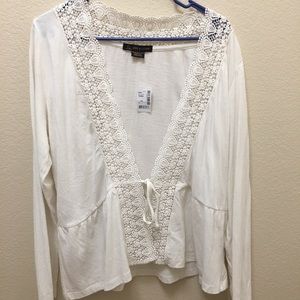 NWT - Women’s Love & Legend 1x Off White Cover Up